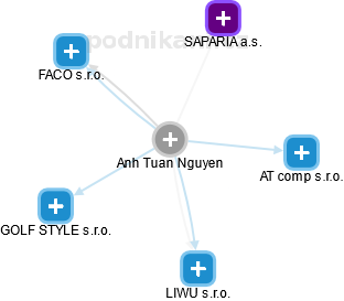 Anh Tuan Nguyen - Vizualizace  propojení osoby a firem v obchodním rejstříku
