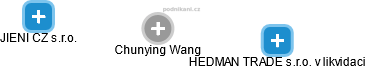 Chunying Wang - Vizualizace  propojení osoby a firem v obchodním rejstříku