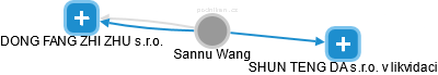 Sannu Wang - Vizualizace  propojení osoby a firem v obchodním rejstříku