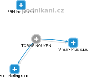  Tobiáš N. - Vizualizace  propojení osoby a firem v obchodním rejstříku