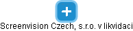 Screenvision Czech, s.r.o. v likvidaci - obrázek vizuálního zobrazení vztahů obchodního rejstříku