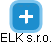 ELK s.r.o. - obrázek vizuálního zobrazení vztahů obchodního rejstříku