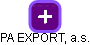 PA EXPORT, a.s. - obrázek vizuálního zobrazení vztahů obchodního rejstříku