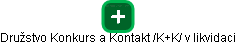 Družstvo Konkurs a Kontakt /K+K/ v likvidaci - obrázek vizuálního zobrazení vztahů obchodního rejstříku
