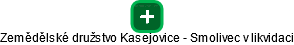 Zemědělské družstvo Kasejovice - Smolivec v likvidaci - obrázek vizuálního zobrazení vztahů obchodního rejstříku