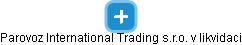 Parovoz International Trading s.r.o. v likvidaci - obrázek vizuálního zobrazení vztahů obchodního rejstříku