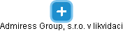 Admiress Group, s.r.o. v likvidaci - obrázek vizuálního zobrazení vztahů obchodního rejstříku