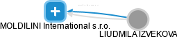 MOLDILINI International s.r.o. - obrázek vizuálního zobrazení vztahů obchodního rejstříku