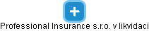 Professional Insurance s.r.o. v likvidaci - obrázek vizuálního zobrazení vztahů obchodního rejstříku
