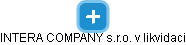 INTERA COMPANY s.r.o. v likvidaci - obrázek vizuálního zobrazení vztahů obchodního rejstříku