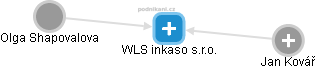 WLS inkaso s.r.o. - obrázek vizuálního zobrazení vztahů obchodního rejstříku