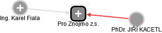 Pro Znojmo z.s. - obrázek vizuálního zobrazení vztahů obchodního rejstříku