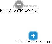 Broker Investment, s.r.o. - náhled vizuálního zobrazení vztahů obchodního rejstříku