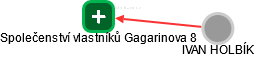 Společenství vlastníků Gagarinova 8 - obrázek vizuálního zobrazení vztahů obchodního rejstříku