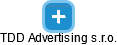 TDD Advertising s.r.o. - obrázek vizuálního zobrazení vztahů obchodního rejstříku