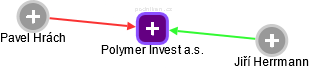 Polymer Invest a.s. - obrázek vizuálního zobrazení vztahů obchodního rejstříku