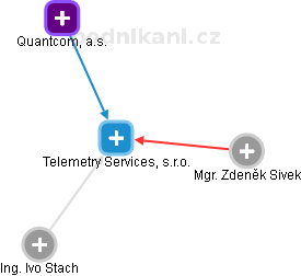 Telemetry Services, s.r.o. - obrázek vizuálního zobrazení vztahů obchodního rejstříku