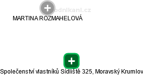 Společenství vlastníků Sídliště 325, Moravský Krumlov - obrázek vizuálního zobrazení vztahů obchodního rejstříku