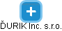 ĎURIK Inc. s.r.o. - obrázek vizuálního zobrazení vztahů obchodního rejstříku