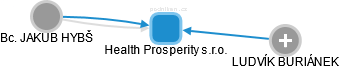 Health Prosperity s.r.o. - obrázek vizuálního zobrazení vztahů obchodního rejstříku