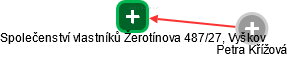 Společenství vlastníků Žerotínova 487/27, Vyškov - obrázek vizuálního zobrazení vztahů obchodního rejstříku