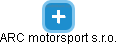 ARC motorsport s.r.o. - obrázek vizuálního zobrazení vztahů obchodního rejstříku
