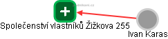 Společenství vlastníků Žižkova 255 - obrázek vizuálního zobrazení vztahů obchodního rejstříku