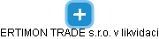 ERTIMON TRADE s.r.o. v likvidaci - obrázek vizuálního zobrazení vztahů obchodního rejstříku