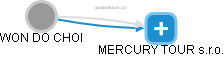 MERCURY TOUR s.r.o. - obrázek vizuálního zobrazení vztahů obchodního rejstříku