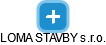 LOMA STAVBY s.r.o. - obrázek vizuálního zobrazení vztahů obchodního rejstříku