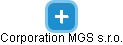 Corporation MGS s.r.o. - obrázek vizuálního zobrazení vztahů obchodního rejstříku