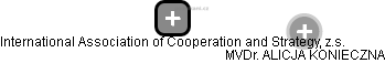 International Association of Cooperation and Strategy, z.s. - obrázek vizuálního zobrazení vztahů obchodního rejstříku