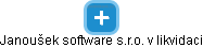 Janoušek software s.r.o. v likvidaci - obrázek vizuálního zobrazení vztahů obchodního rejstříku