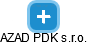 AZAD PDK s.r.o. - obrázek vizuálního zobrazení vztahů obchodního rejstříku