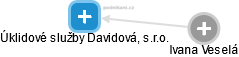 Úklidové služby Davidová, s.r.o. - obrázek vizuálního zobrazení vztahů obchodního rejstříku