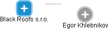 Black Roofs s.r.o. - obrázek vizuálního zobrazení vztahů obchodního rejstříku