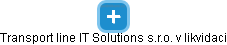 Transport line IT Solutions s.r.o. v likvidaci - obrázek vizuálního zobrazení vztahů obchodního rejstříku