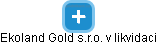 Ekoland Gold s.r.o. v likvidaci - obrázek vizuálního zobrazení vztahů obchodního rejstříku