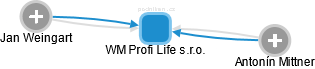 WM Profi Life s.r.o. - obrázek vizuálního zobrazení vztahů obchodního rejstříku