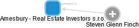 Amesbury - Real Estate Investors s.r.o. - obrázek vizuálního zobrazení vztahů obchodního rejstříku
