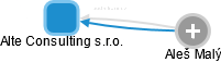 Alte Consulting s.r.o. - obrázek vizuálního zobrazení vztahů obchodního rejstříku
