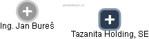 Tazanita Holding, SE - obrázek vizuálního zobrazení vztahů obchodního rejstříku