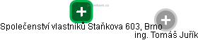 Společenství vlastníků Staňkova 603, Brno - obrázek vizuálního zobrazení vztahů obchodního rejstříku