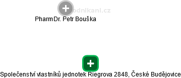 Společenství vlastníků jednotek Riegrova 2848, České Budějovice - obrázek vizuálního zobrazení vztahů obchodního rejstříku