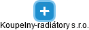 Koupelny-radiátory s.r.o. - obrázek vizuálního zobrazení vztahů obchodního rejstříku