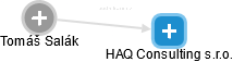 HAQ Consulting s.r.o. - obrázek vizuálního zobrazení vztahů obchodního rejstříku