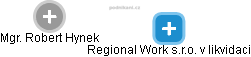 Regional Work s.r.o. v likvidaci - obrázek vizuálního zobrazení vztahů obchodního rejstříku