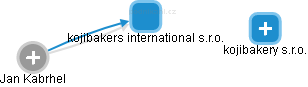 kojibakers international s.r.o. - obrázek vizuálního zobrazení vztahů obchodního rejstříku