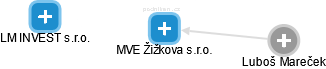 MVE Žižkova s.r.o. - obrázek vizuálního zobrazení vztahů obchodního rejstříku