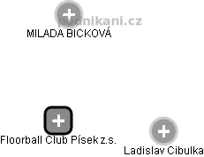 Floorball Club Písek z.s. - obrázek vizuálního zobrazení vztahů obchodního rejstříku